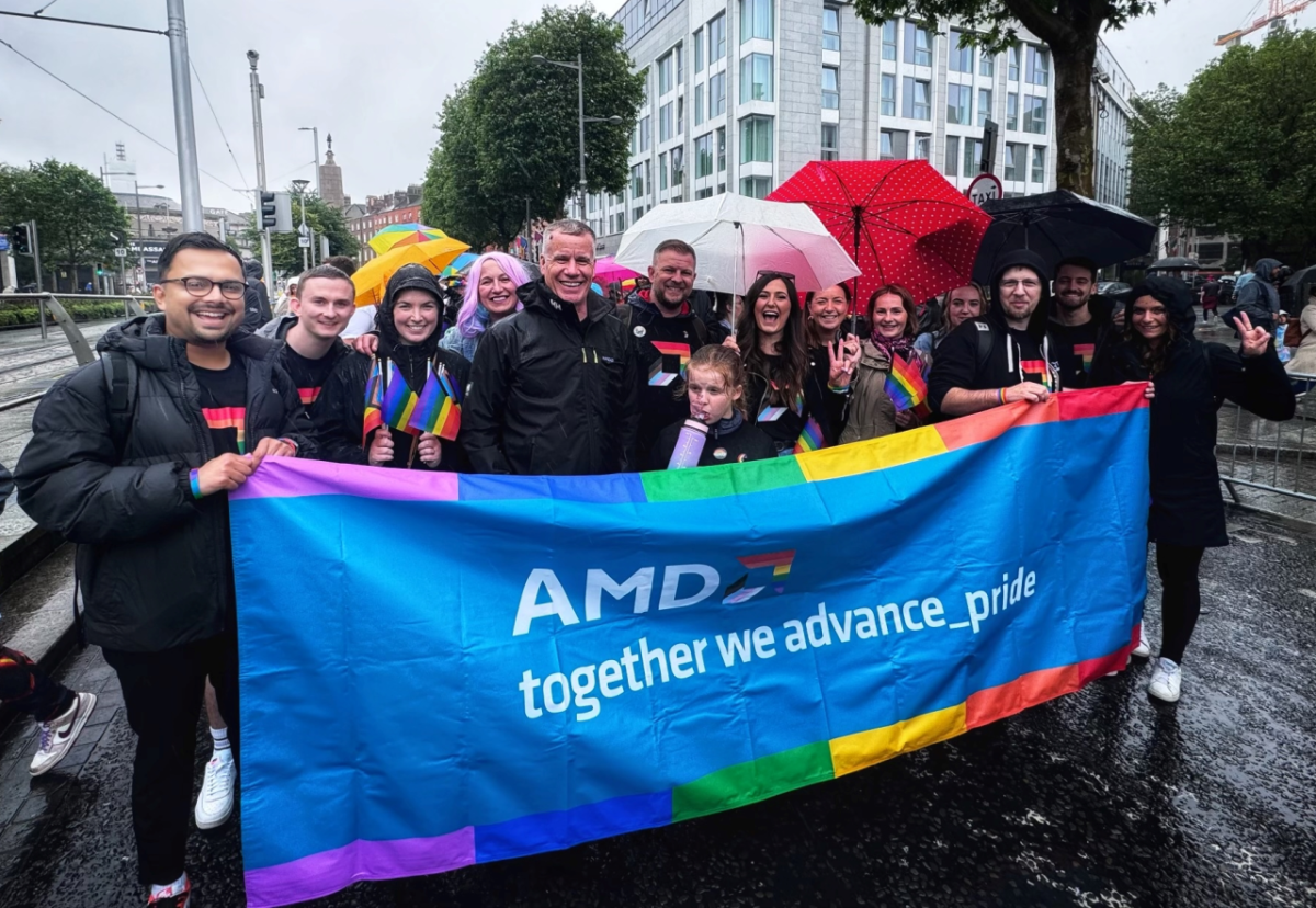 AMD Employees at Pride Parade