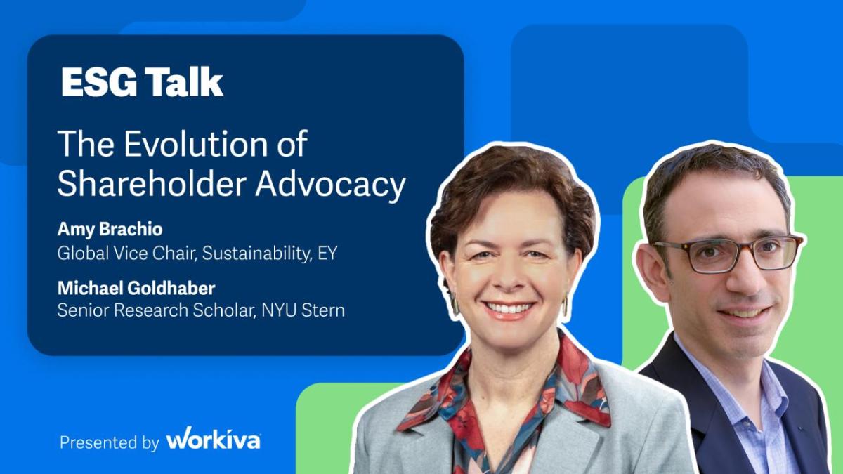 ESG Talk: The Evolution of Shareholder Advocacy.