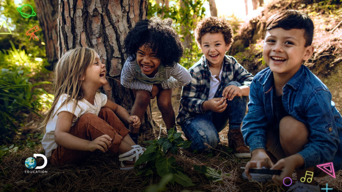 Children playing outside