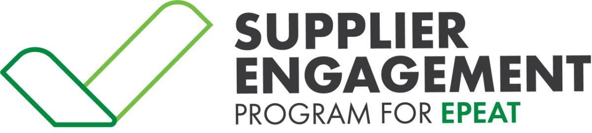 Supplier Engagement Program for EPEAT Logo