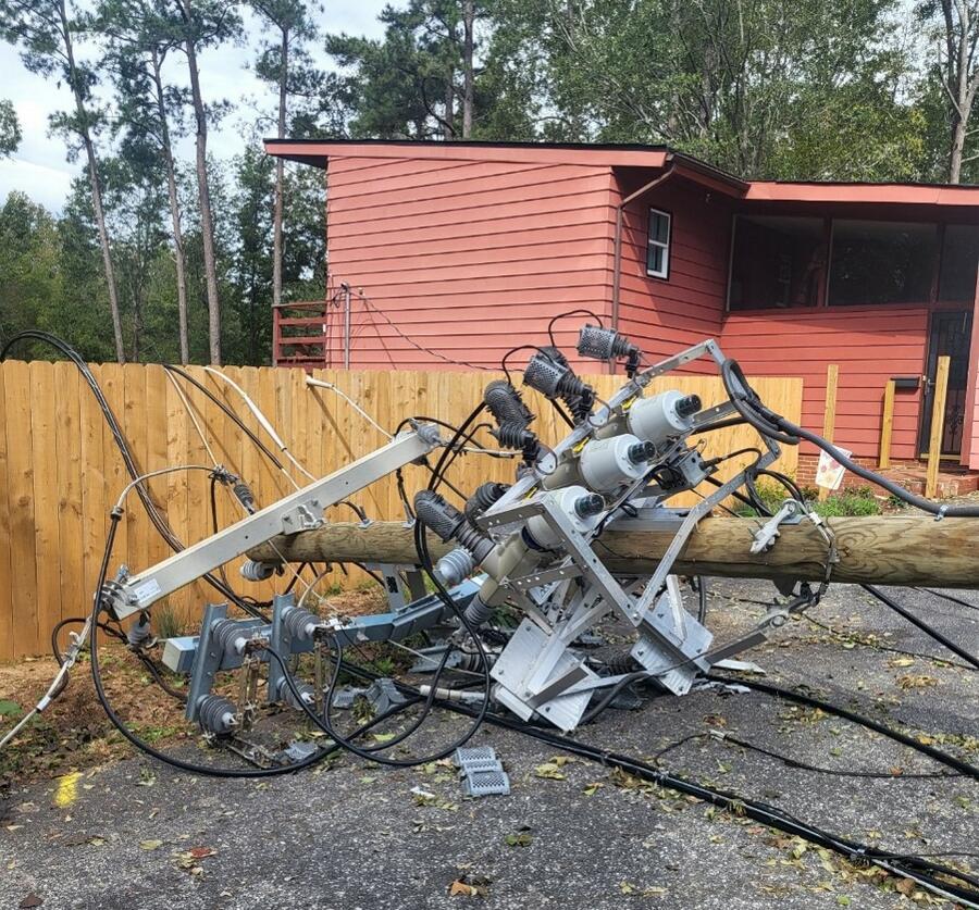 Damage was severe in many communities across the Southeast. In addition to losing power, downed power lines created dangerous safety hazards.