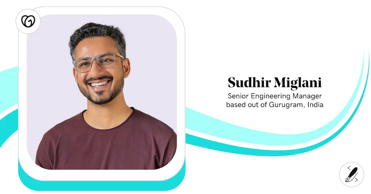 Sudhir Miglani, Senior Engineer, GoDaddy.