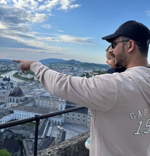 Sudhir visiting Florence.