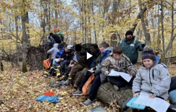 Teachers and administrators enjoying the Waubun-Ogema-White Earth School District’s outdoor learning program