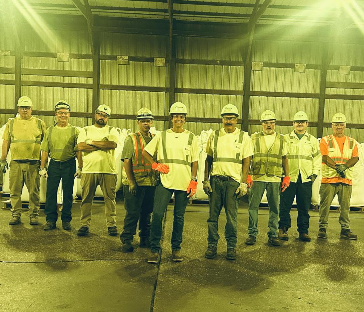 Troy Grove plant employees