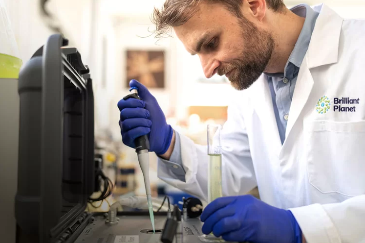 scientist working in lab