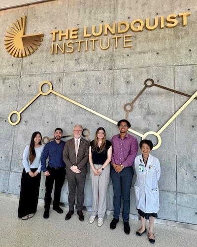 Students from UCLA Clinical and Translational Science Institute (CTSI) at the Lundquist Institute.