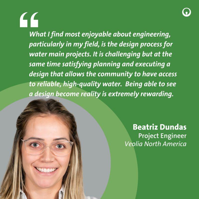 Beatriz Dundas headshot and quote 