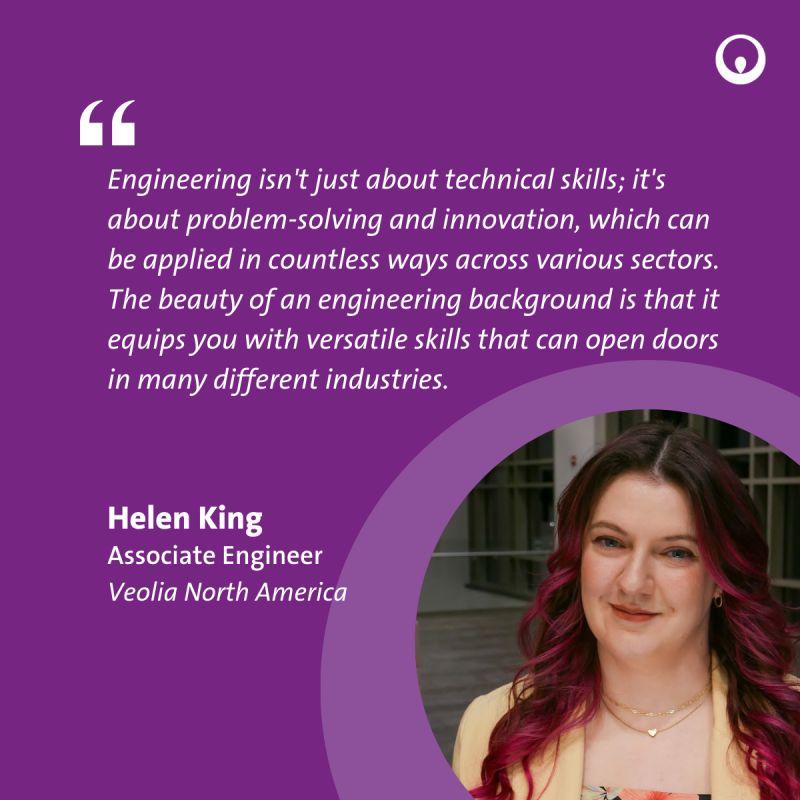 Helen King headshot and quote