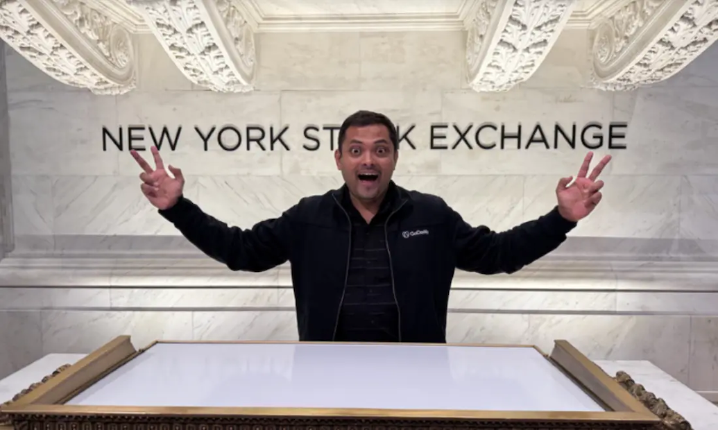 Vinod at the NYSE opening.