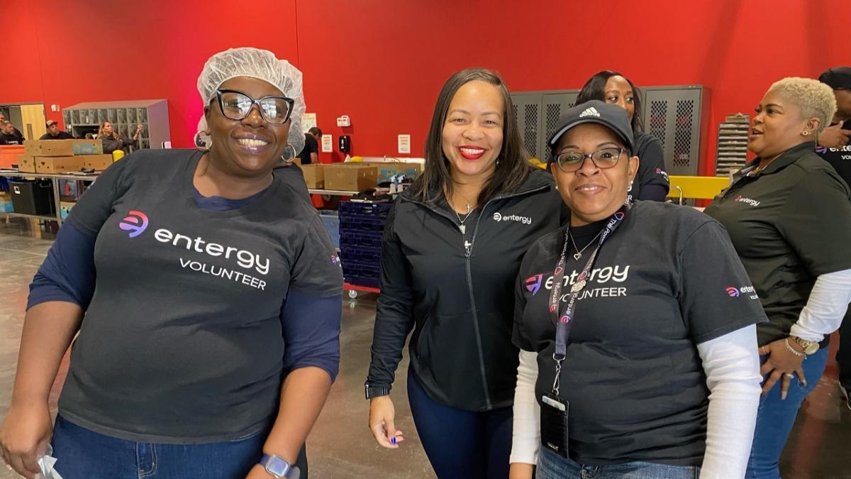 Three Entergy Volunteers