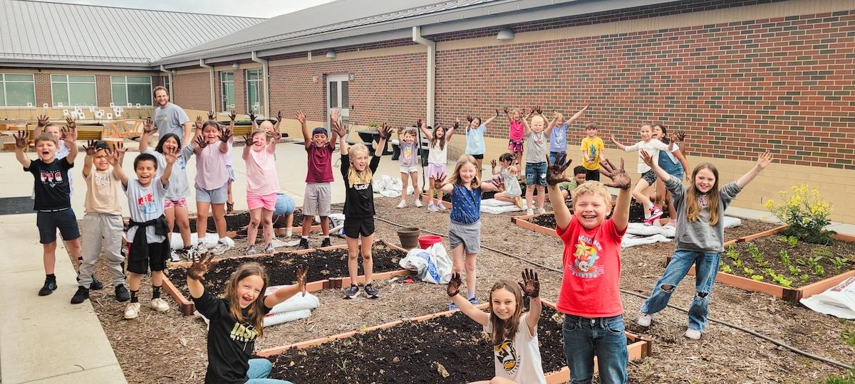 Whole Foods Market Foundation Garden Grant Recipient School happy children