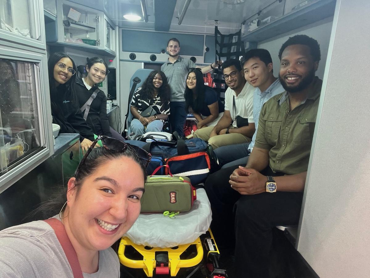 Students shown in an ER.
