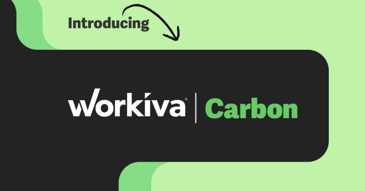 Introducing Workiva Carbon.