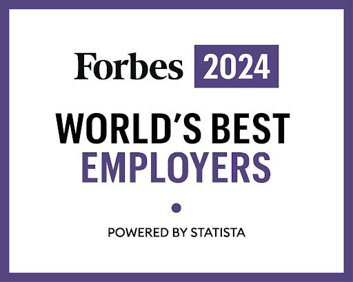 Forbes 2024 World’s Best Employers logo