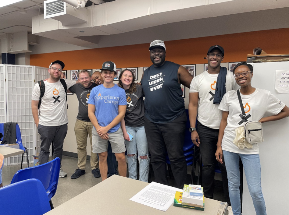 Group photo of grief specialists at Experience Camps