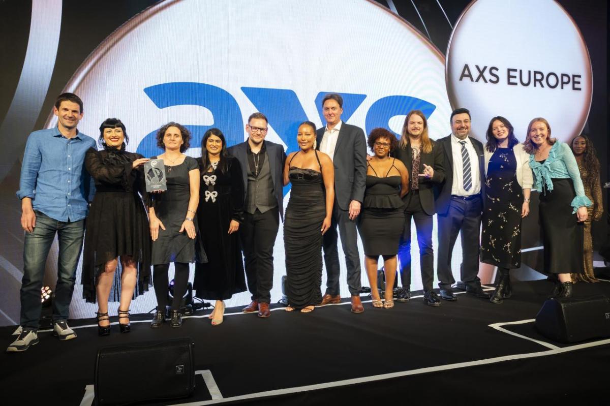 AEG’s ticketing platform, AXS Europe was named “Best Ticketing Company” at the 2025 Music Week Awards.