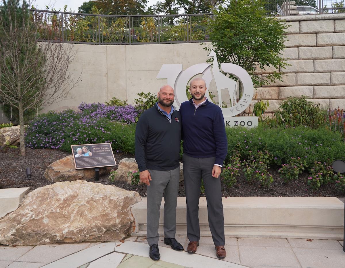 KeyBank representatives shown at the Zoo.