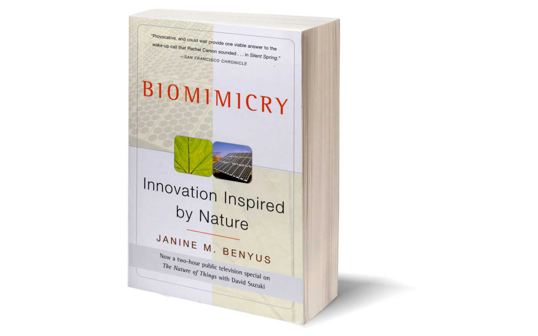 book titled, "Biomimicry"