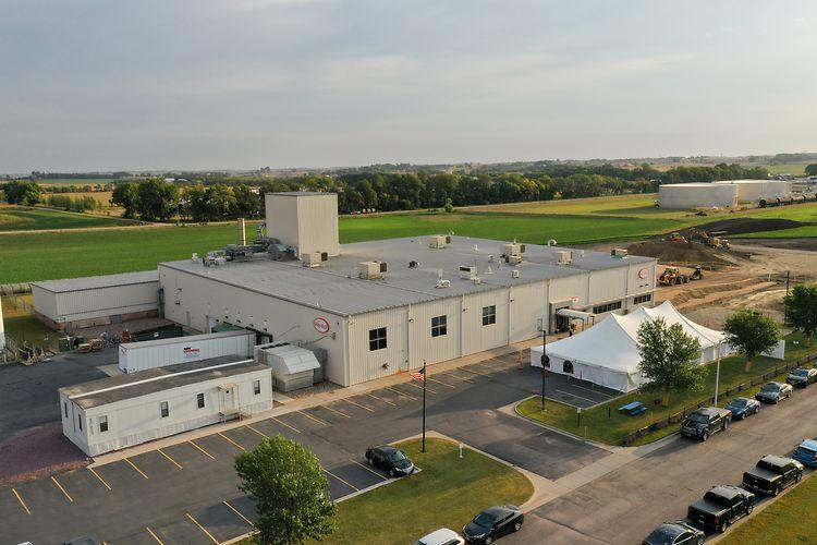 Aerial view of Henkel facility in Brandon, South Dakota