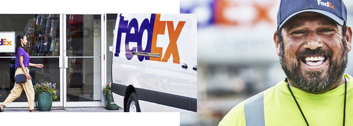 collage of FedEx employees