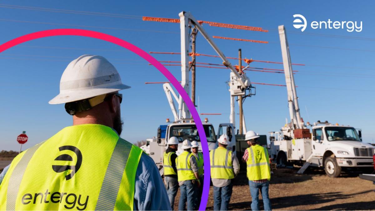 Entergy power line workers