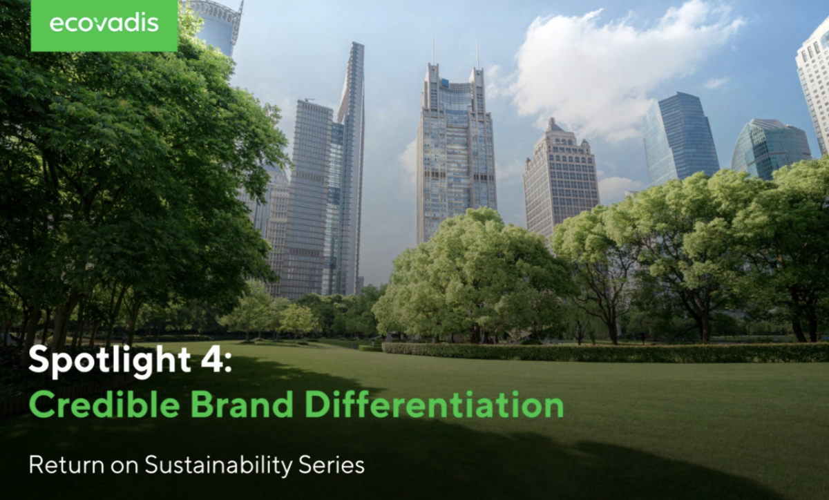 EcoVadis: Spotlight 4: Credible Brand Differentiation.