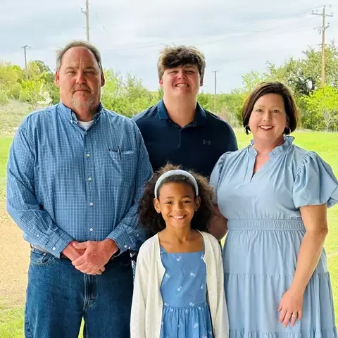 Mike Foster and his Family