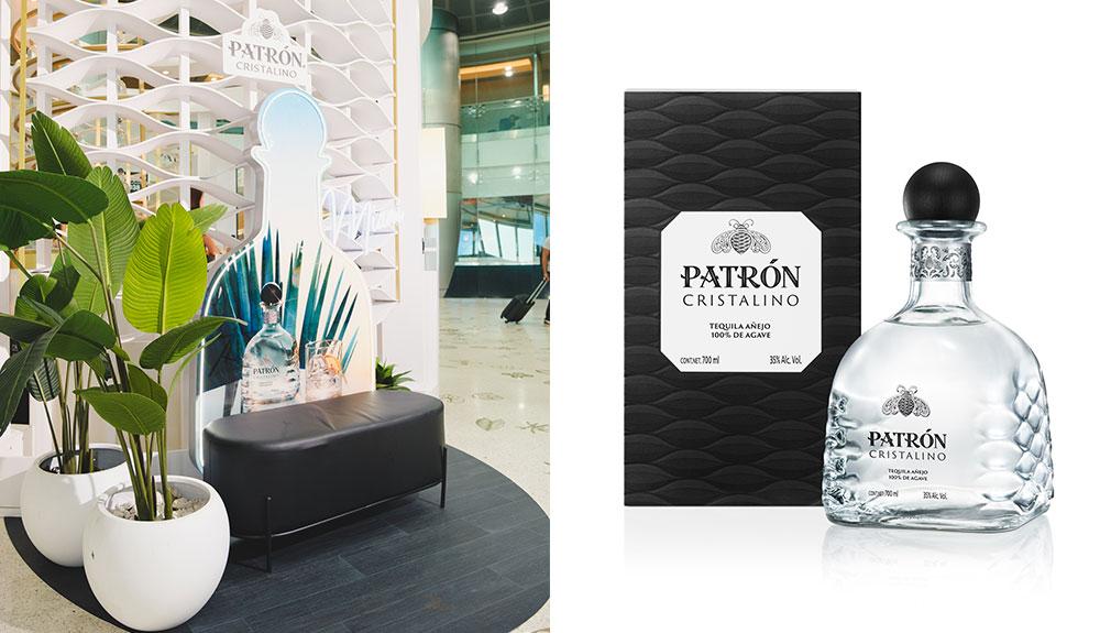 images of the pop up shop and bottle