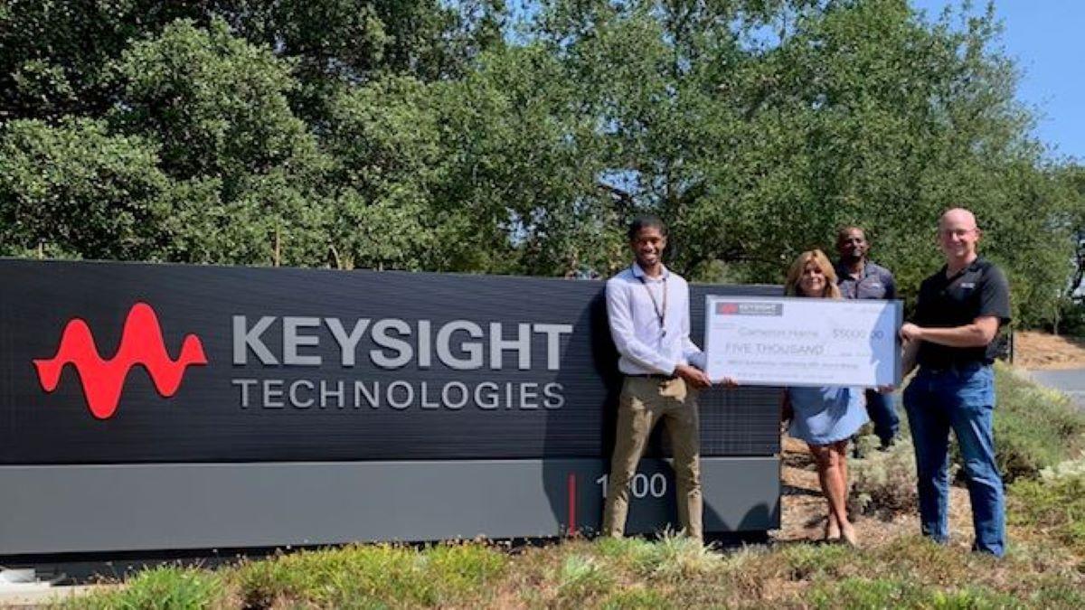 Keysight awards $5,000 scholarships and internships to three engineering students enrolled at HBCUs