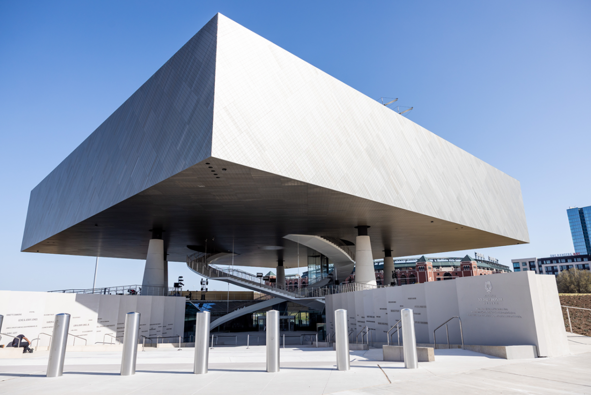 exterior of the museum