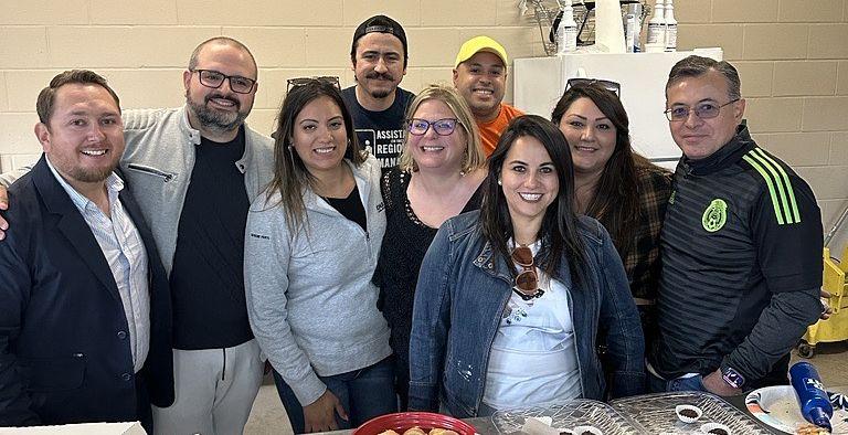 group of smiling people