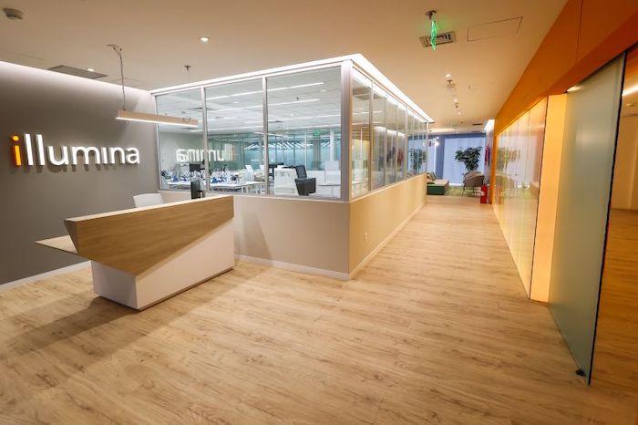 Illumina Regional Solution Center in Sao Paulo, Brazil. Front reception area shown in photo.