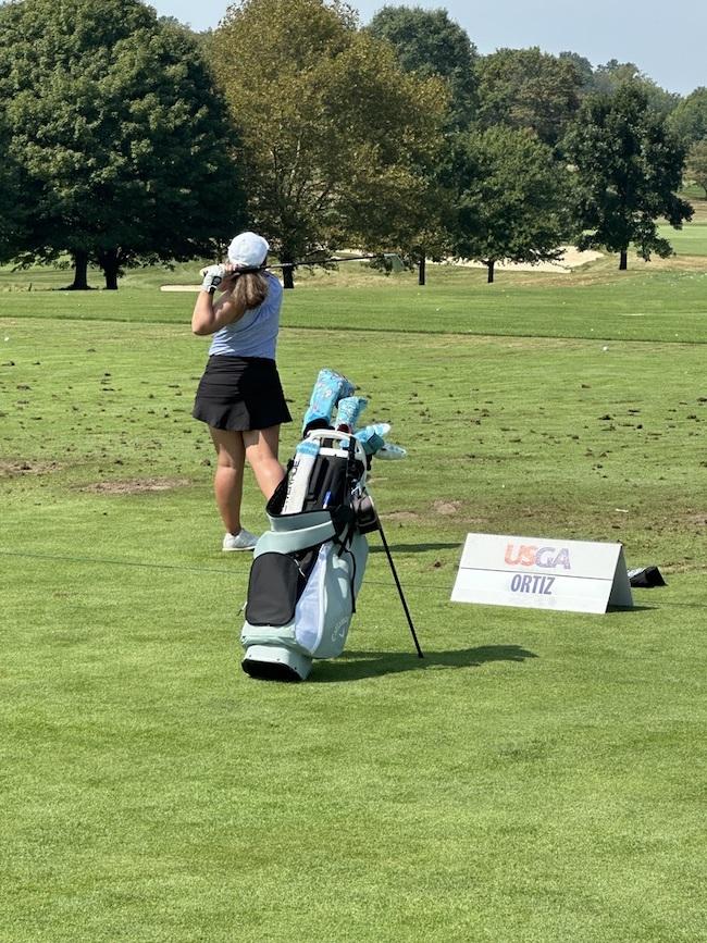 Krissy Ortiz at USGA Women’s Mid-Amateur Golf Championship.