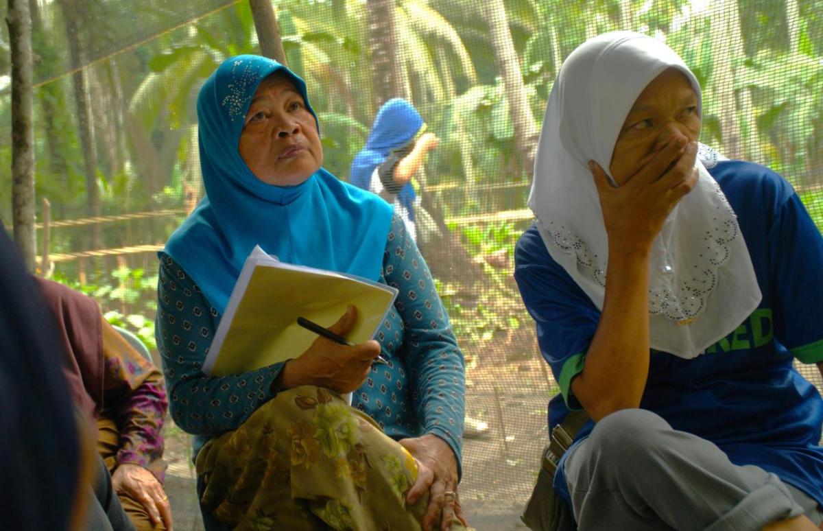 Earlier this year, Mardhia’s community savings group was among the participants in a iPrepared-organized Community Fair. / Photo from USAID