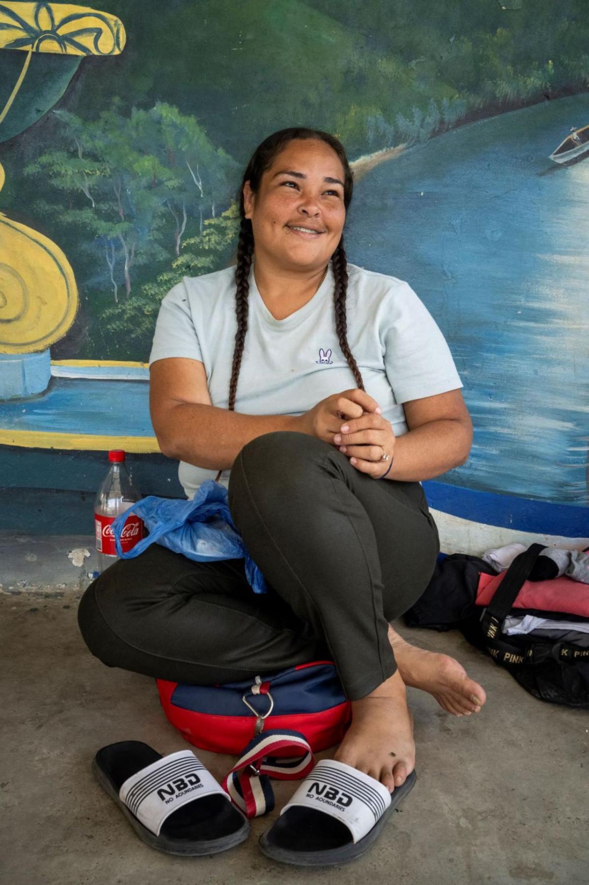 Emmy Patricia traveled through the Darién Jungle before finding a place to rest in Trojes, Honduras.  / Photo by Gonzalo Höhr