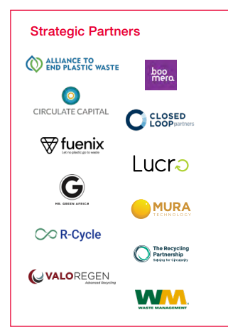 Strategic Partners and logos for twelve companies.