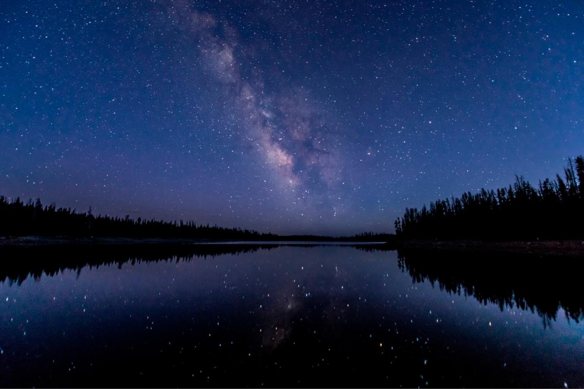 Photo of starry night sky