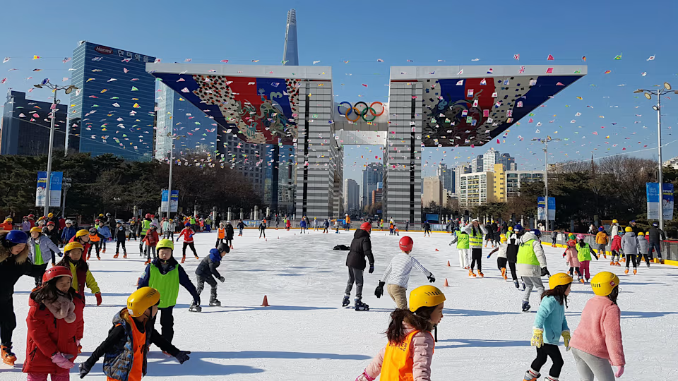 People Ice Skating