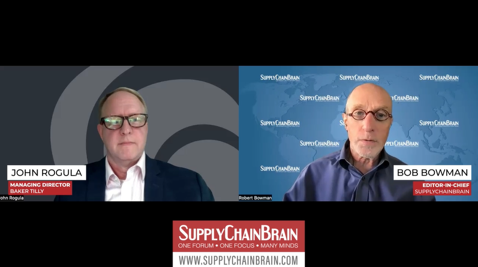 John Rogula and Bob Bowman in a virtual meeting