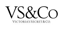 "VS&CO" with "Victoria's Secret & Co." written underneath in black text on a white background 